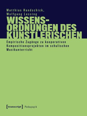 cover image of Wissensordnungen des Künstlerischen